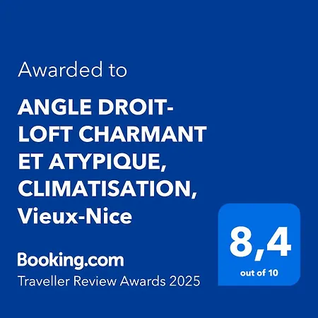 Daire Angle Droit- Loft Et Atypique, Climatisation, Vieux-nice